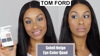 TOM FORD Soleil Neige Eye Color Quad Winter ❄️ 2019 SOLEIL NEIGE Collection | Mo Makeup Mo Beauty