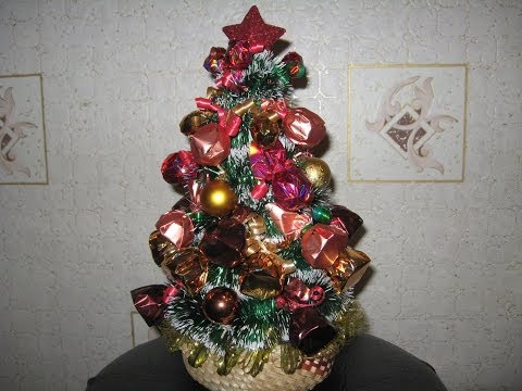 Как сделать торт из конфет и шампанского Как сделать торт из конфет и шампанского