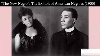 Lesson 8: The "New Negro" Movement, the Politics of Respectability, and Double Consciousness Theory
