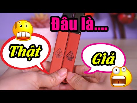 5 cách phân biệt son 3CE Cloud Lip Tint thật và giả ( Auth vs Fake ) | Tiny Loly