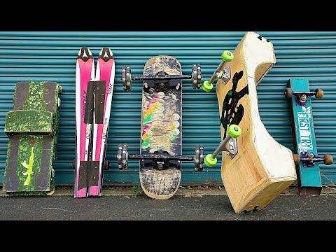 10 WEIRDEST SKATEBOARDS IN BRAILLE HISTORY?!