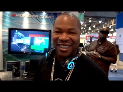 Xzibit Shows Off Monster's T1 Gaming Headset / Headphones