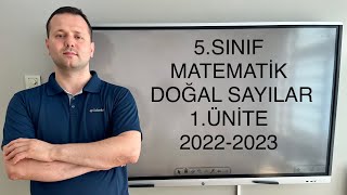 5. Sınıf Matematik Doğal Sayılar | 1. Ünite Konu anlatımı 2022-2023 #kadirhoca
