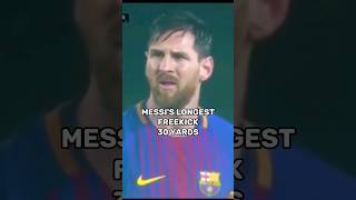 Messi Longest Free Kick Vs Ronaldo