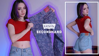 Levi's 501 Hello Kitty Jeans And Shorts Try On
