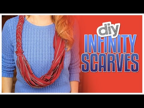 3 Ways To Make DIY Infinity Scarves - Do It, Gurl - YouTube