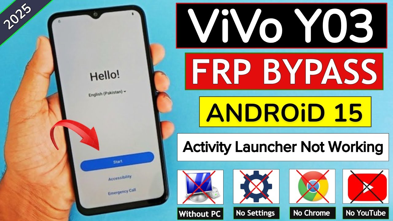ViVo Y03 Android 15 Frp Bypass Without Pc | Vivo Y03 ViVo Y03 Android 15 Frp Bypass Without Pc | Vivo Y03