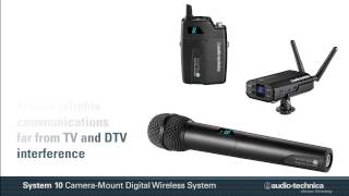 Audio-Technica System 10 Camera-Mount Digital Wireless Systems