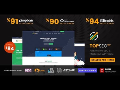 TopSEO SEO, Digital Marketing WordPress Theme Install & Demo import