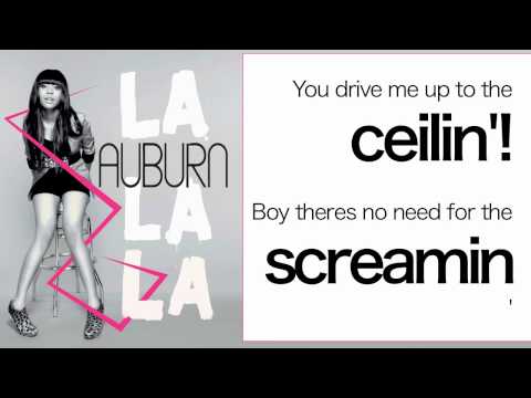 Auburn - LA LA LA  Feat Iyaz Lyrics Video