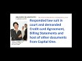 How I fought back Capital One Lawsuit and won