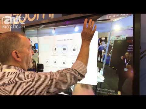 Integrate 2017: BTC Direct Shows the DisplayTen Interactive Touch Screen With Zoom Room Interactive