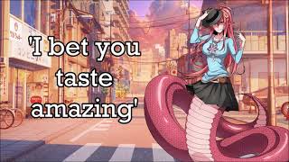 Lamia Girl Talks About How Tasty You Look Vore Teasingasmr