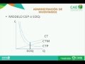 Webinar DTE-CAE 2012: Administración del Efectivo e Inventarios / Universidad Latina
