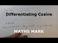 How To Differentiate Functions Of Cosine (cos)