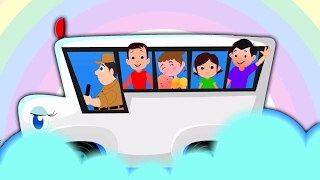 Rodas No Ônibus Rima Para Crianças Crianças Música Nursery Rhyme For Kids Wheels On The Bus