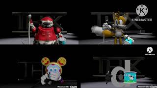 Thx Moo Can Logo But Tex And Tails And Toodles And D Side By Side By Side By Side