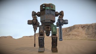 Space Engineers - Bishop Power Armor Mech - Pertam Peacekeeper