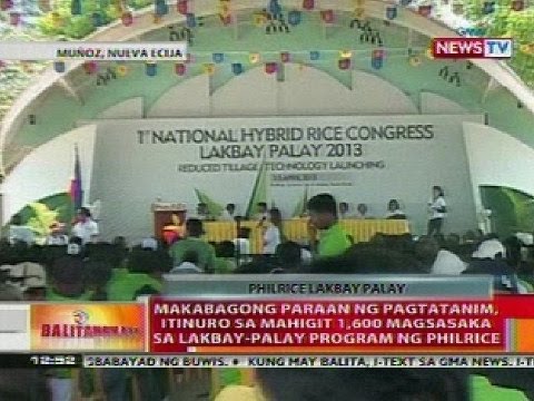 BT: Makabagong paraan ng pagtatanim, itinuro sa mga magsasaka sa