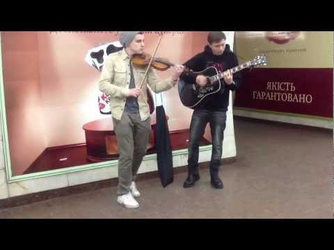 Kyiv subway acoustic cover of Titanium [David Guetta.feat Sia]