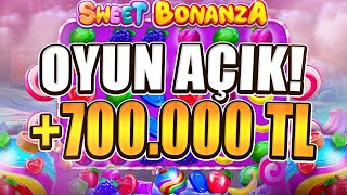Sweet Bonanza Küçük Kasa 🍭 +700.000 Tl Şeker Gi̇bi̇ Maxwi̇n! 100X