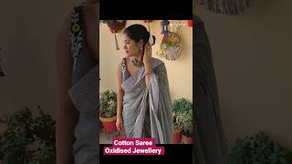 Cotton Saree & Silver Jewellerymust Have Spring Collection 2023