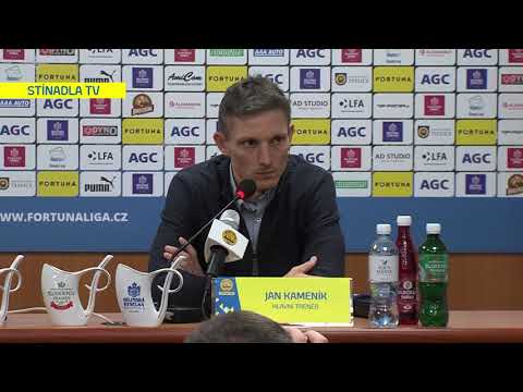 Tiskov konference hostujcho trenra po utkn Teplice - Zln (7.12.2019)
