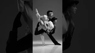 Model Poses For Photoshoot Ballet. Models Alina And Ivan