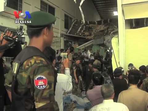 Minister: Roof Collapse At Cambodian Shoe Plant Killed At Least Two Workers (Cambodia news in Khmer) Minister: Roof Collapse At Cambodian Shoe Plant Killed At Least Two Workers (Cambodia news in Khmer)