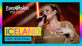 Hera Björk - Scared Of Heights (Live) | Iceland 🇮🇸 | First Semi-Final | Eurovision 2024