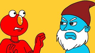 Elmo Pirates The Smurfs Dance Partykilled By Papa Smurf Anti Piracygrounded