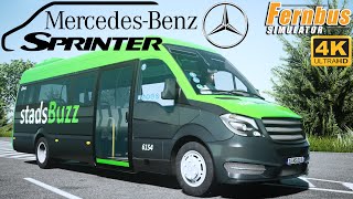 Mercedes-Benz Sprinter İle Çok Durakli Sefer Fernbus Simulator 4K