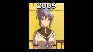 4 Personagens De Anime Então Vs Agora