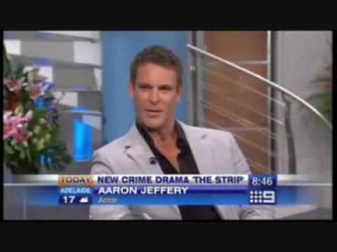 Aaron Jeffery Vanessa Gray on the Today Show