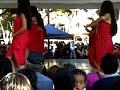 upskirt. enseña calzon en baile en el zocalo de puebla.