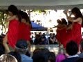 upskirt. enseña calzon en baile en el zocalo de puebla.