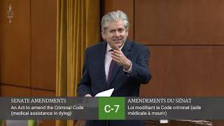 CHARLIE ANGUS ON SENATE END RUN ON "RIGHT TO DIE" FOR THE PEOPLE WITH DEPRESSION