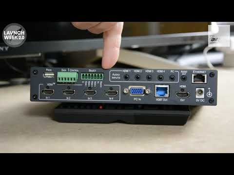 LAVNCH WEEK: Kramer 4K Presentation Switcher/Scaler VP-440X