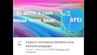 Il gioco e l’animazione educativa come strumenti pedagogici Dott. Matteo Corbucci