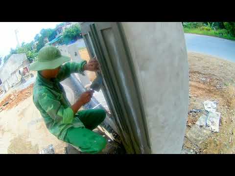 Builder NP - Đắp chỉ nẹp Trang trí cổng đẹp