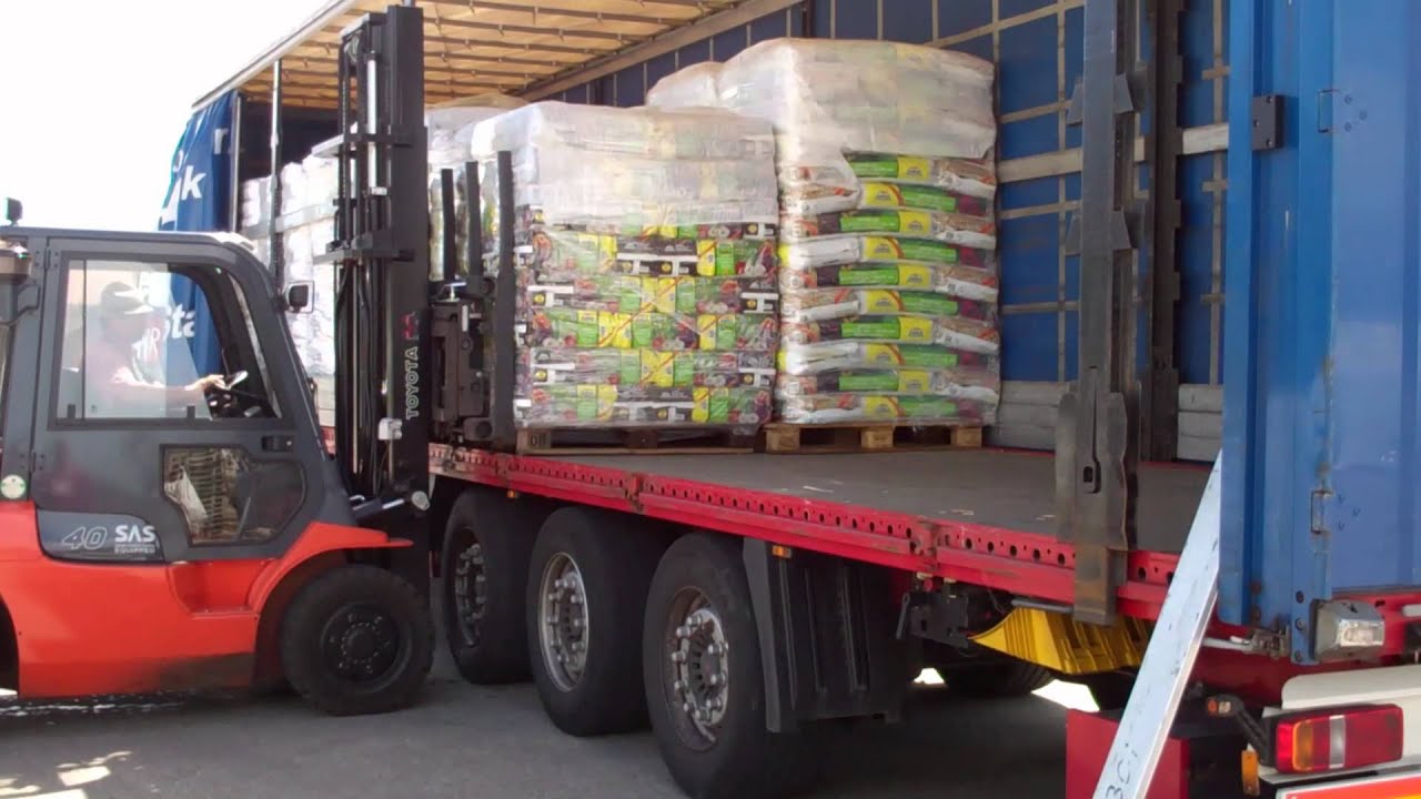 LKW Verladung in Frechenrieden - YouTube