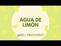 How to make Agua de Limón, Refreshing lime water #Aguafresca