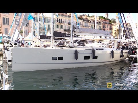 2019 Hanse 675 Sailing Yacht - Deck and Interior Walkaround - 2018 Cannes Yachting Festival