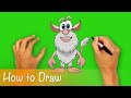 How to draw Booba? - Step-by-Step Art Lesson