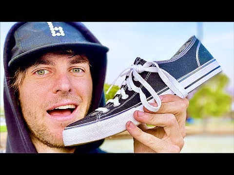 1000 KICKFLIPS IN THE CHEAPEST WALMART SHOES!