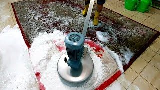 Полное видео стирки 20-летнего ковра из Китая / Full video of 20 year old rug washing from China