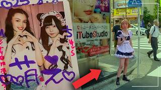 JAPONYA'NIN İLGİNÇ HİZMETÇİ KAFELERİNE GİTTİM! (Sokakta Hizmetçi Kostümlü Kızlar