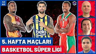 5. Hafta Değerlendirmesi Fenerbahçe Beko - Pınar Karşıyaka Maç Yorumu Basketbol Süper Ligi
