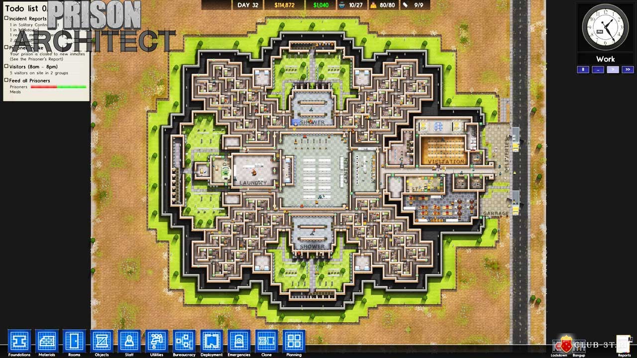 Как сделать тюрьму в prison architect Как сделать тюрьму в prison architect