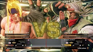 Sfv Champion Edition Kichipa Alex Vs Mementomorimori Zeku Online Matchs 01-26-2023